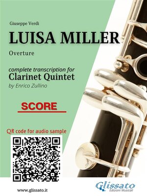 cover image of Clarinet Quintet Score of "Luisa Miller"